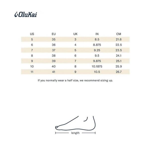 OluKai Kāpehe White on White Thong Sandals Flip Flops Size W 11 - Picture 11 of 11